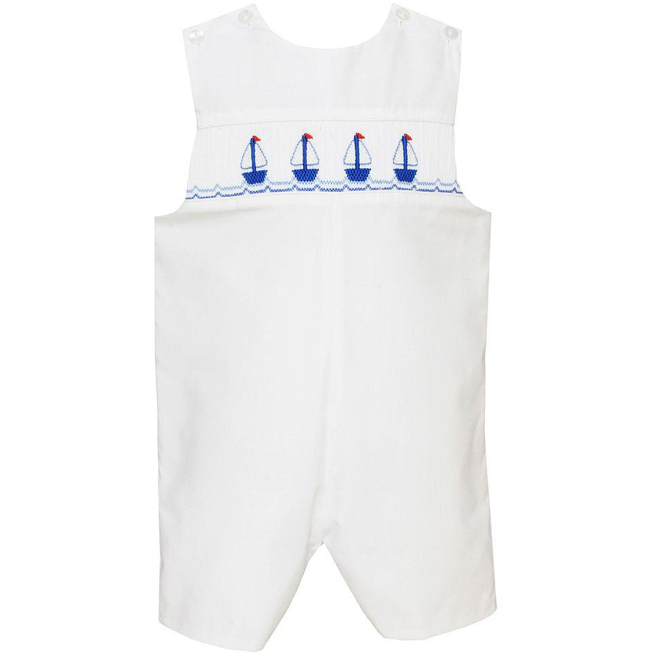 Petit Bebe Sailboats Smocked Jon Jon