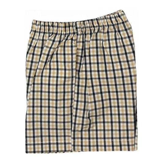 LuLu Bebe Boys Plaid Saints Shorts