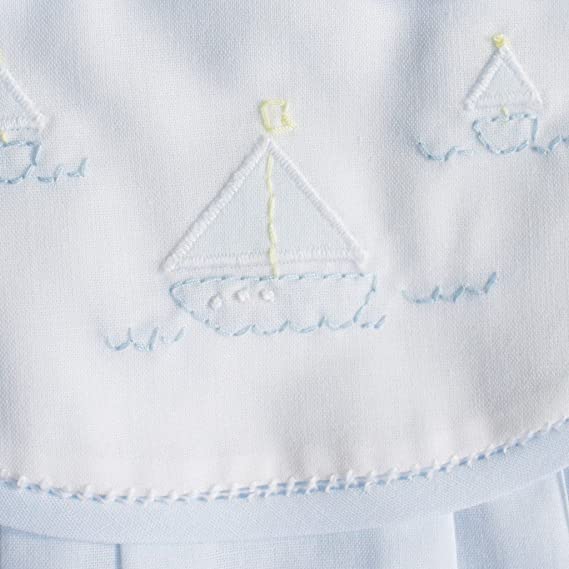 Petit Ami Sailboat Romper, Bib, Hat