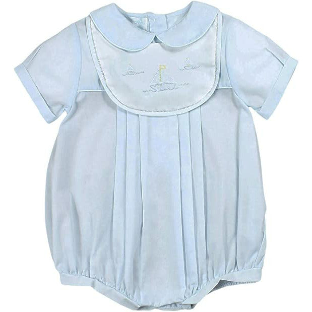 Petit Ami - Sailboat Romper, Bib & Hat