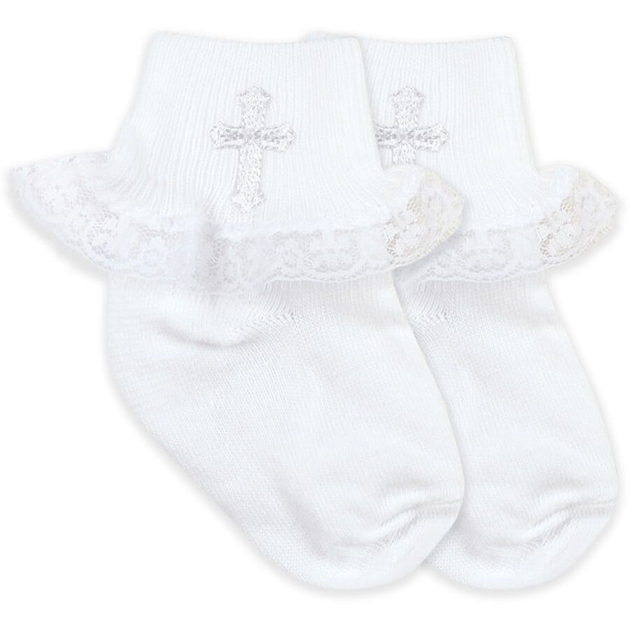 Christening Lace White