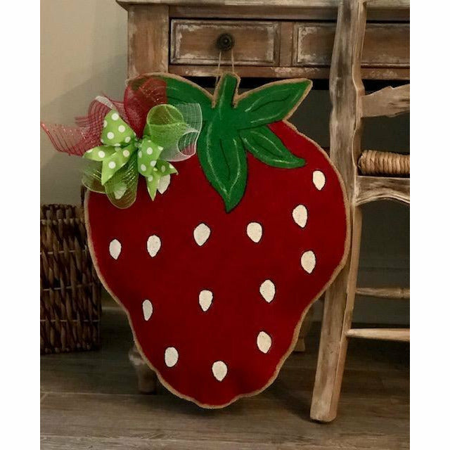 Mon Cher-Burlap Door Hanger