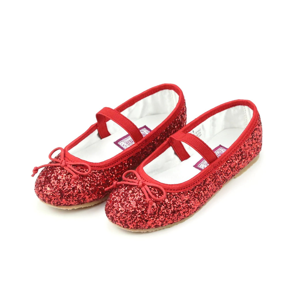 L'Amour - Victoria Red Glitter Sparkle Shoe