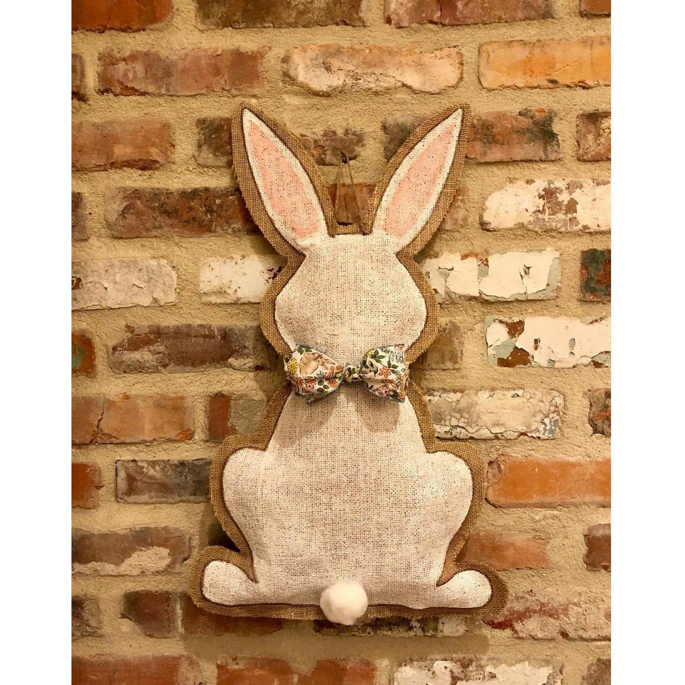 Mon Cher-Burlap Door Hanger