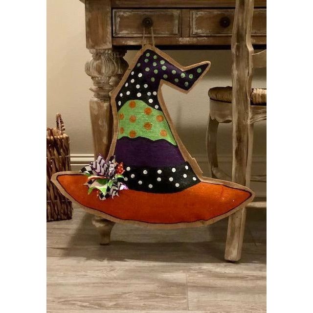 Mon Cher-Burlap Door Hanger