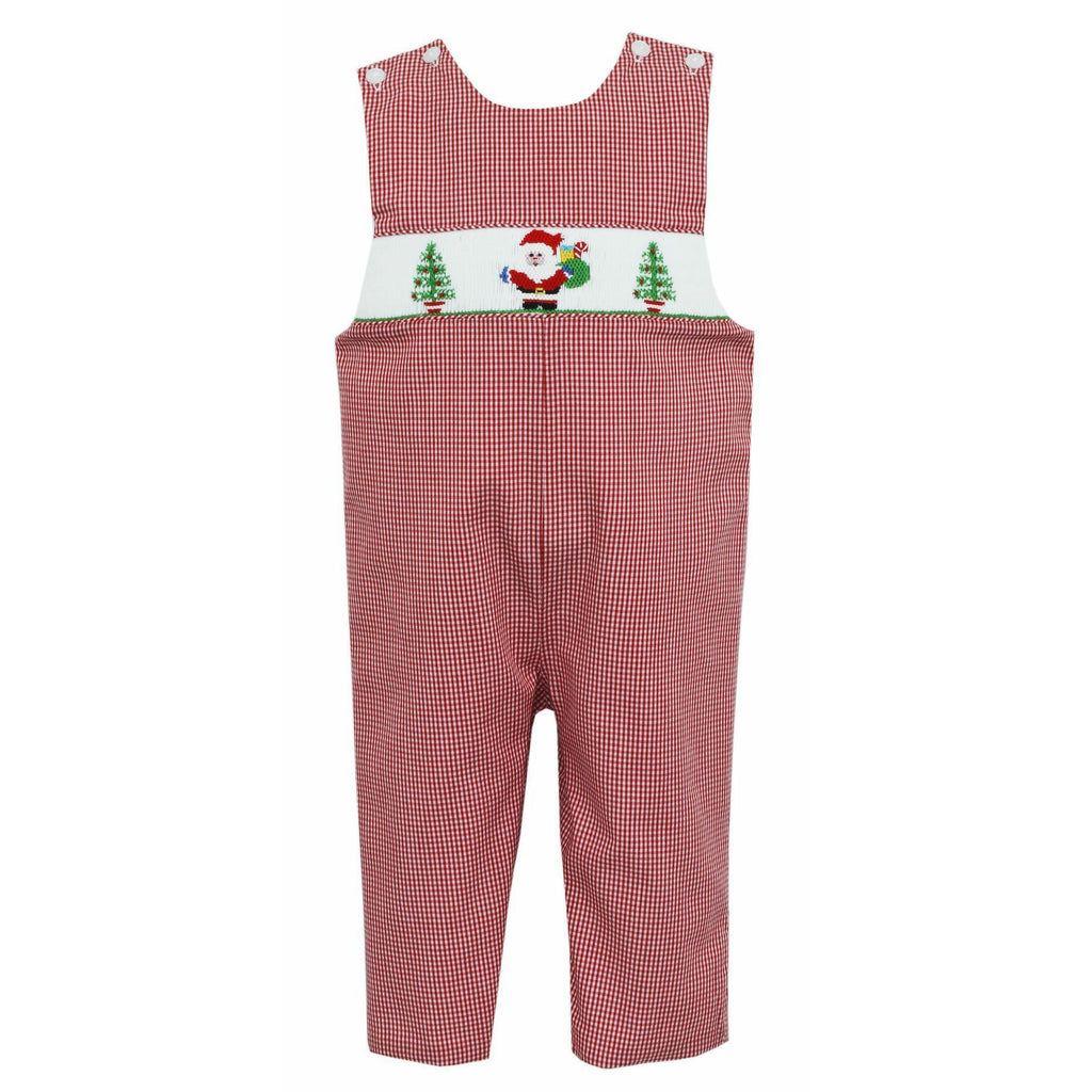 Petit Bebe Santa Christmas Tree Smock Longall