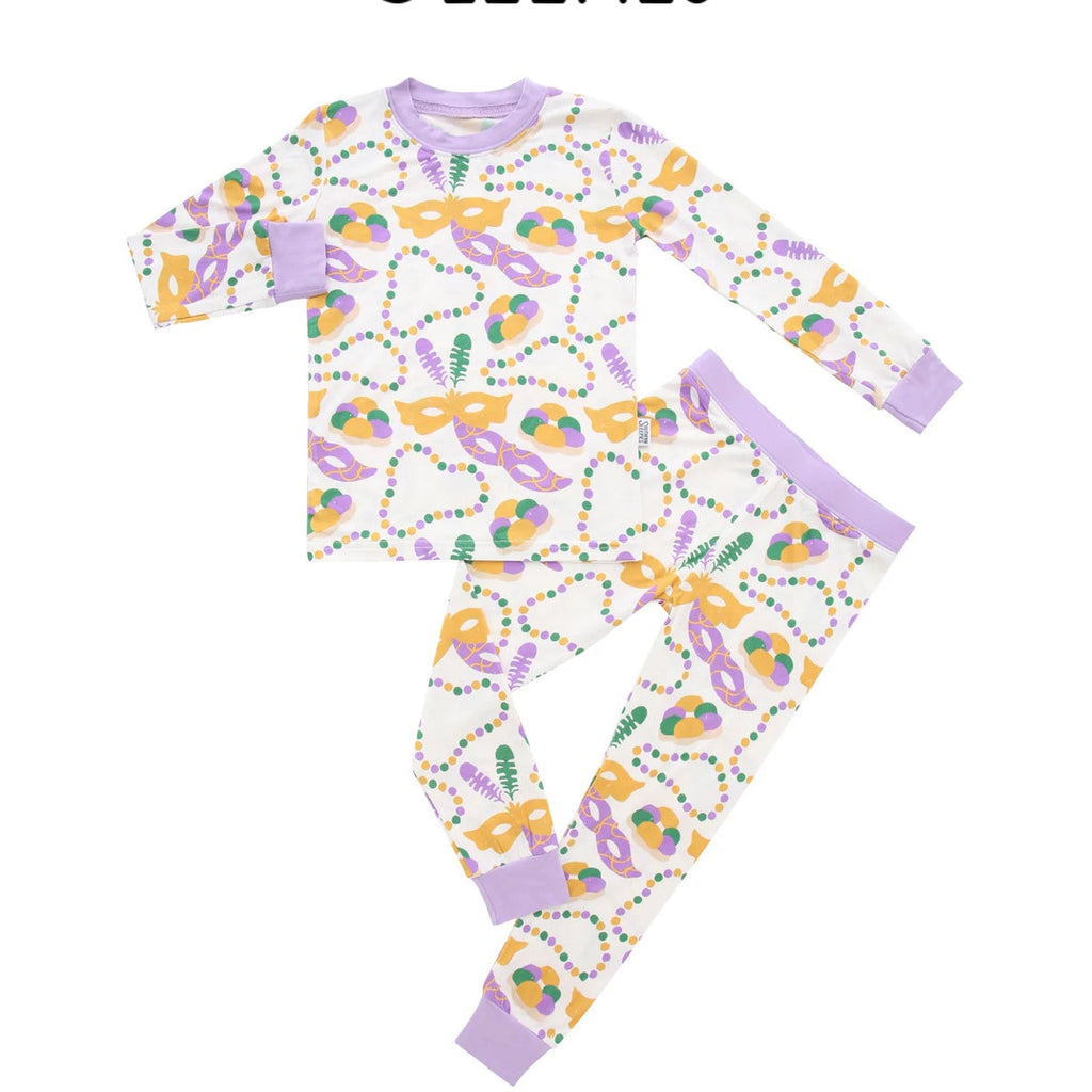 Southern Sleepies Mardi Gras Pajama Set