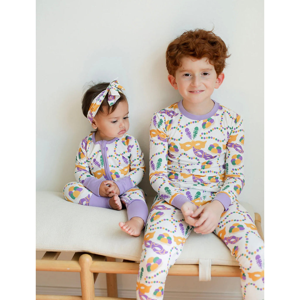 Southern Sleepies Mardi Gras Pajama Set