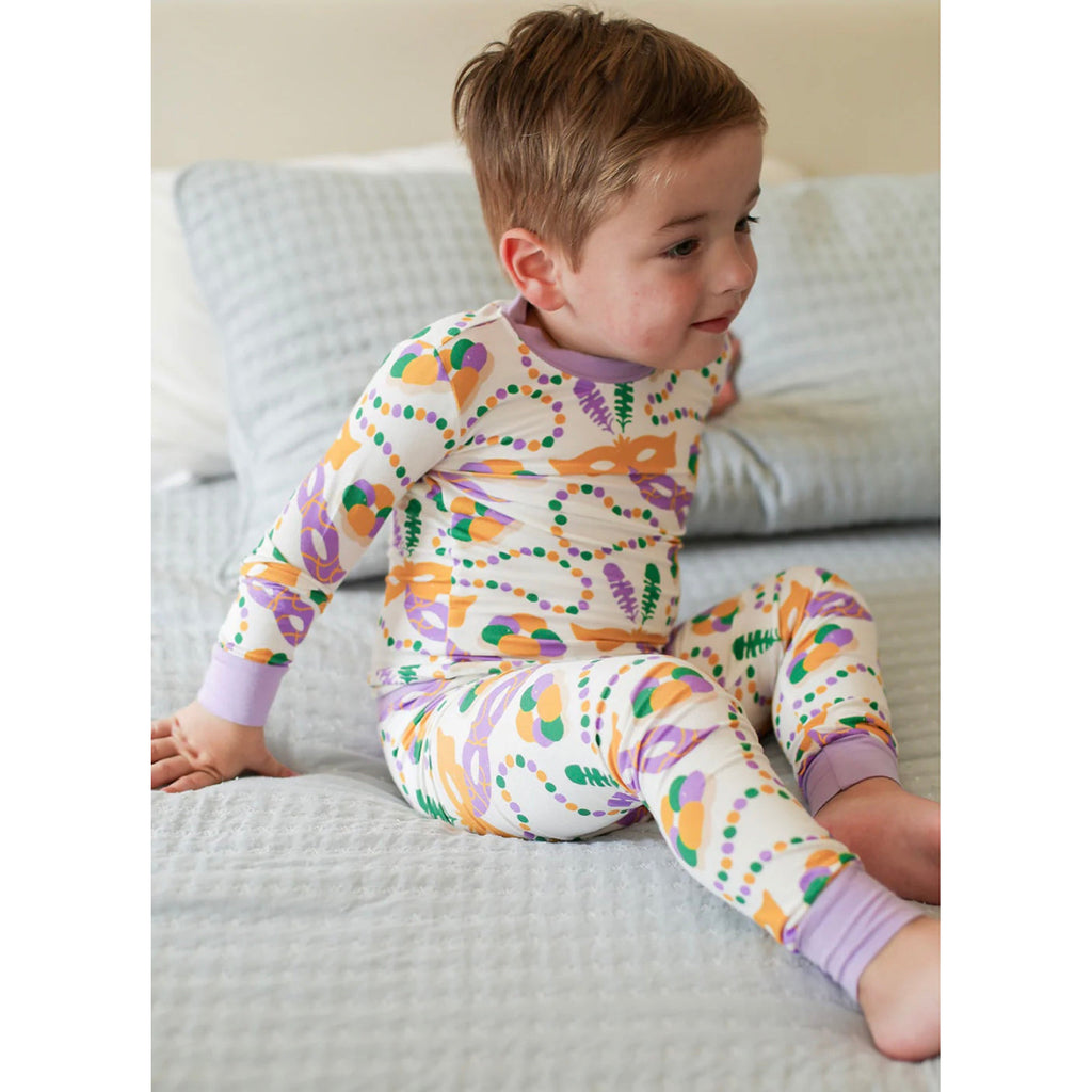 Southern Sleepies - Mardi Gras Pajama Set