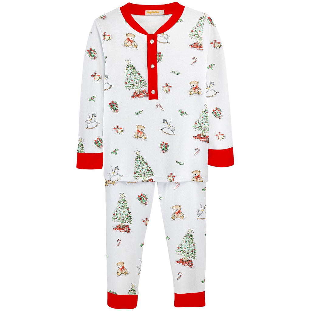 Baby Club Chic - Christmas Tree Boy Pajama Set