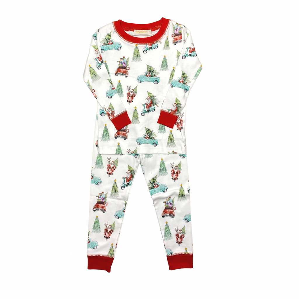 Baby Club Chic Santa Is Here Lounge PJ Set