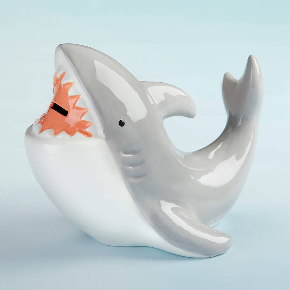 Porcelain Piggy Bank- Shark