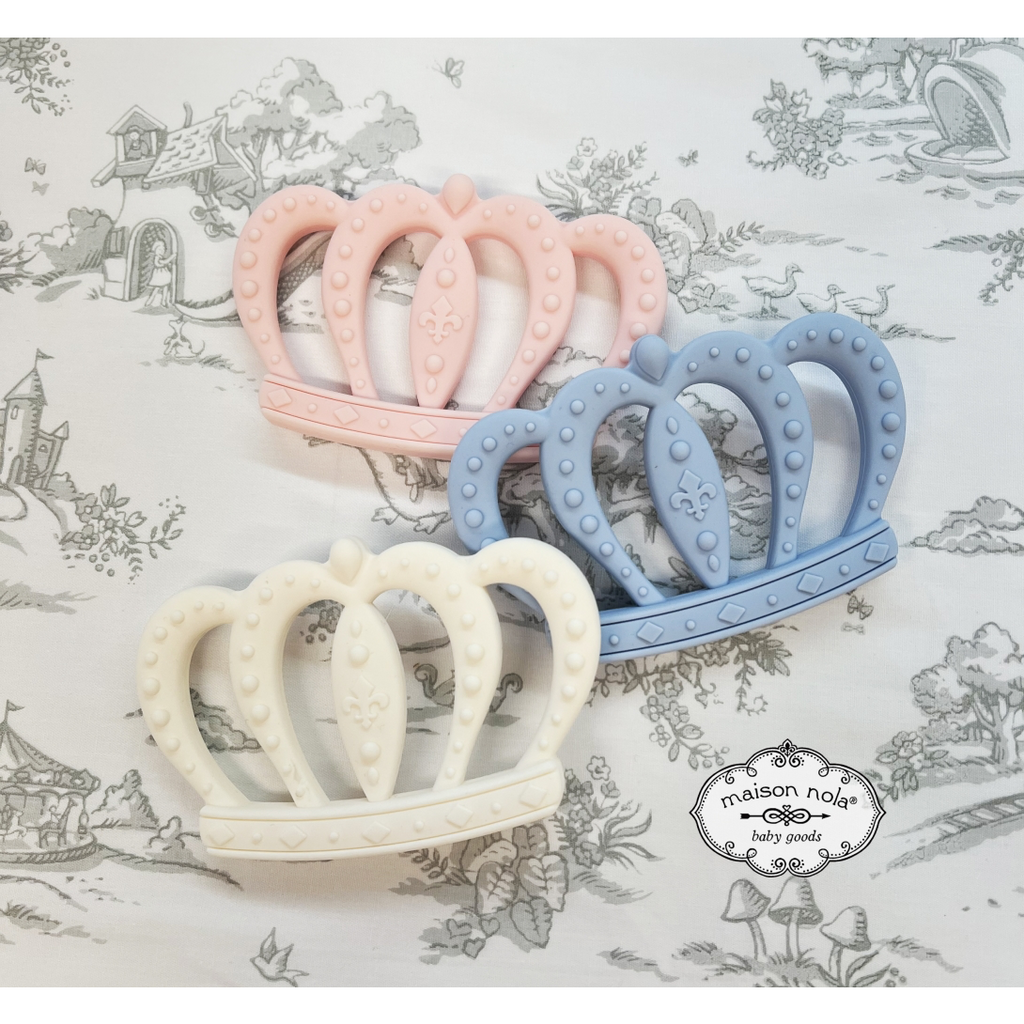 Maison Nola -Royal Crown Silicone Teether