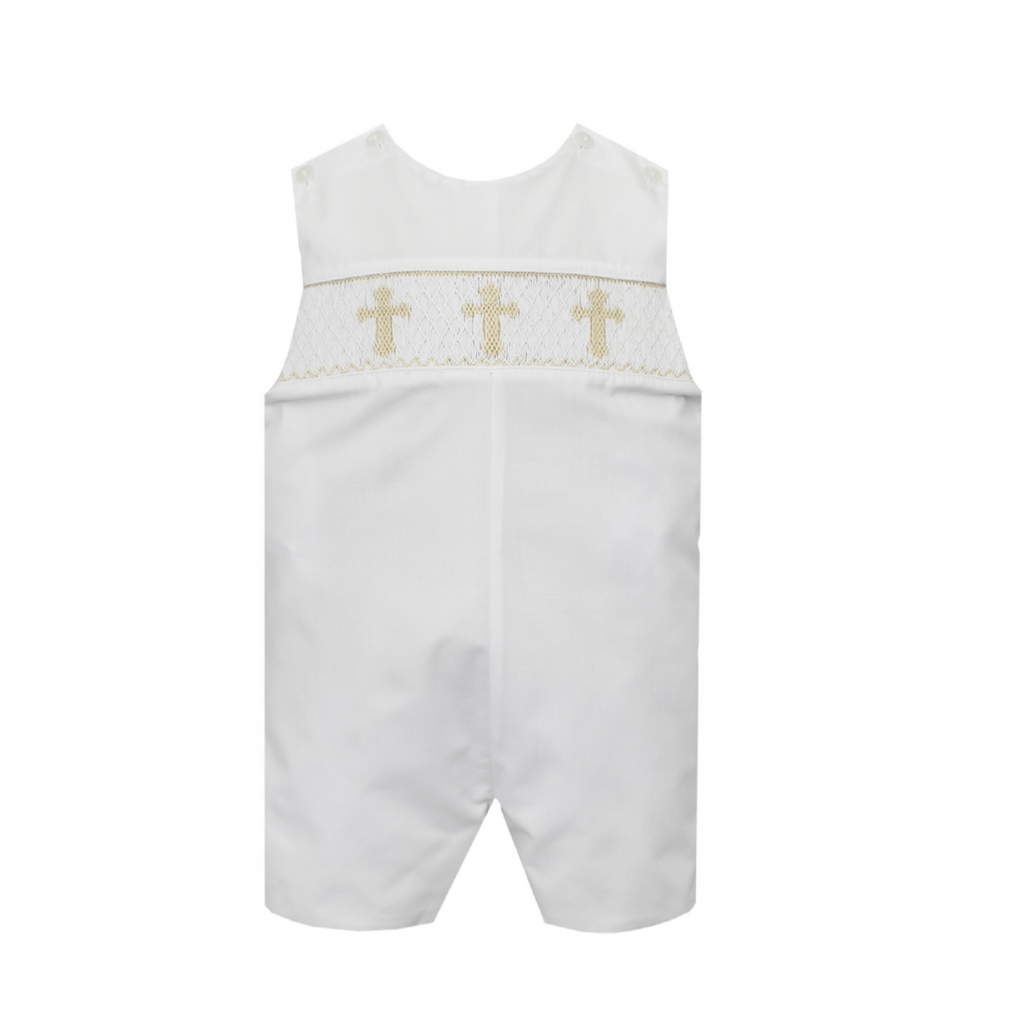 Petit Bebe - Cross Boys Smocked Jon Jon